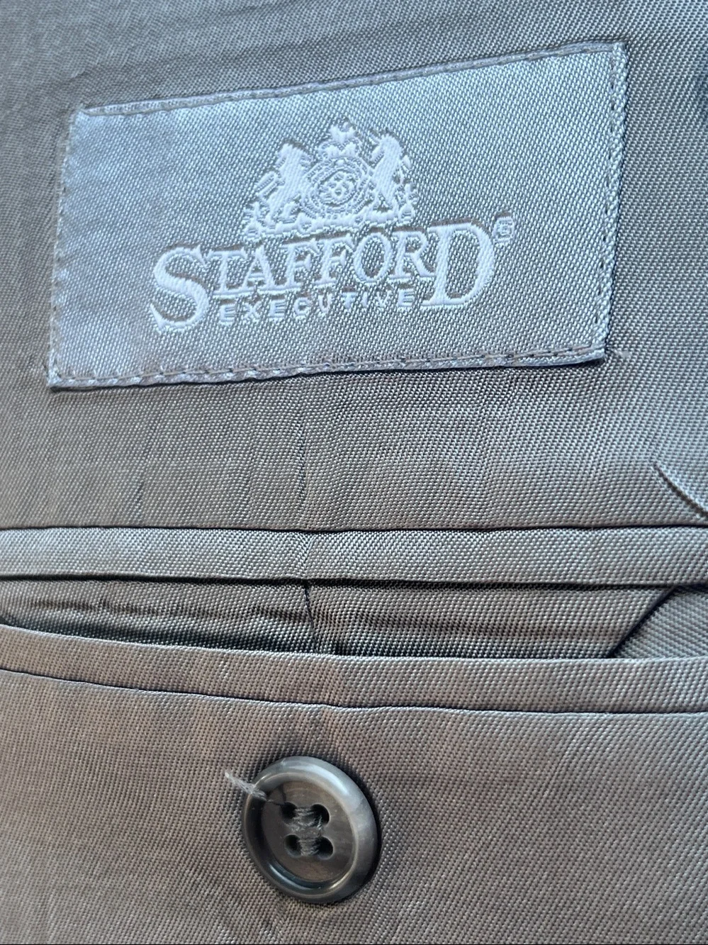Stafford houndstooth pattern  blazer in silk & wool 42R